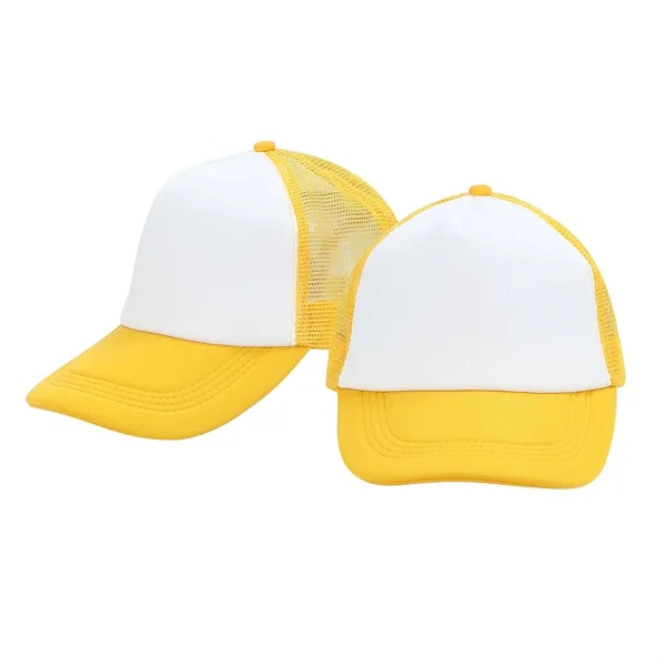 Two Tone Foam Trucker Mesh Cap - Two Tone Foam Trucker Mesh Cap - Image 15 of 29