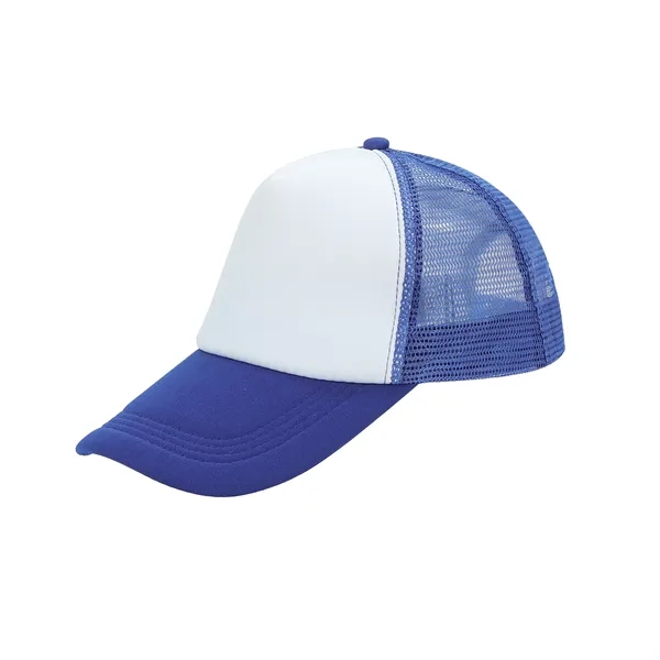 Two Tone Foam Trucker Mesh Cap - Two Tone Foam Trucker Mesh Cap - Image 16 of 29