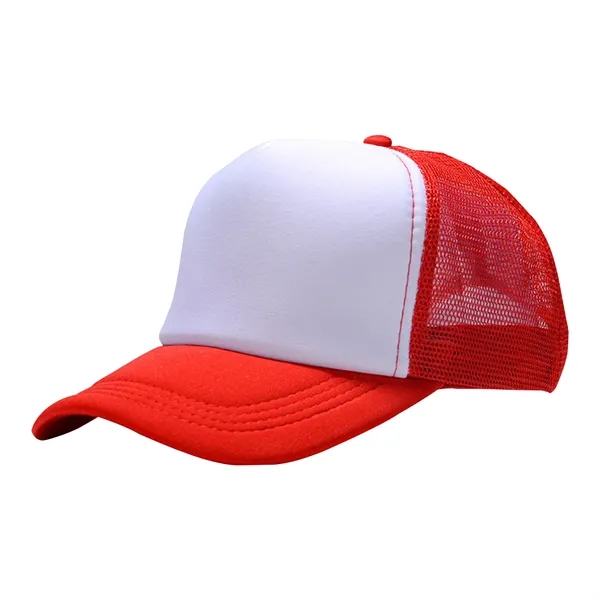 Two Tone Foam Trucker Mesh Cap - Two Tone Foam Trucker Mesh Cap - Image 13 of 29