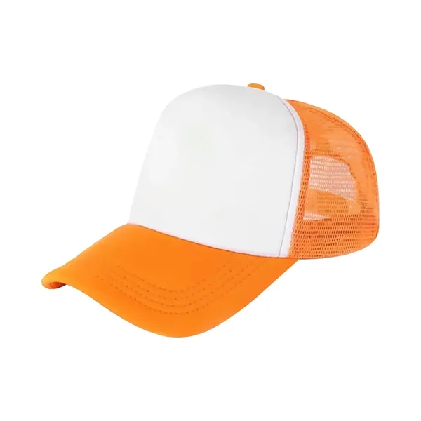 Two Tone Foam Trucker Mesh Cap - Two Tone Foam Trucker Mesh Cap - Image 24 of 29