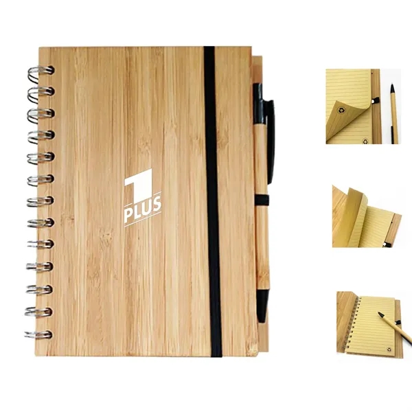 Bamboo Notebook With A Pen - Bamboo Notebook With A Pen - Image 0 of 3