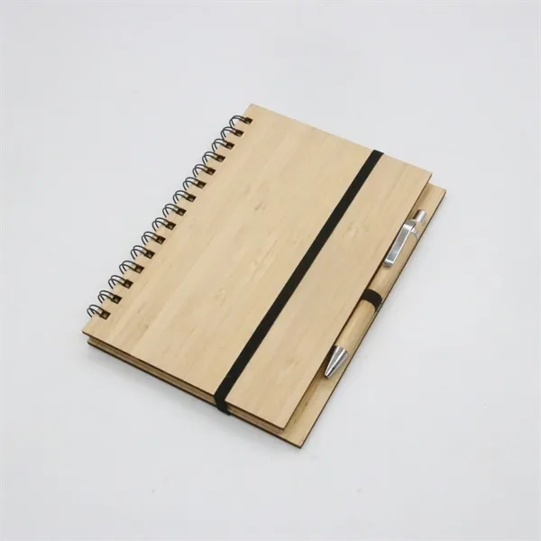 Bamboo Notebook With A Pen - Bamboo Notebook With A Pen - Image 2 of 3