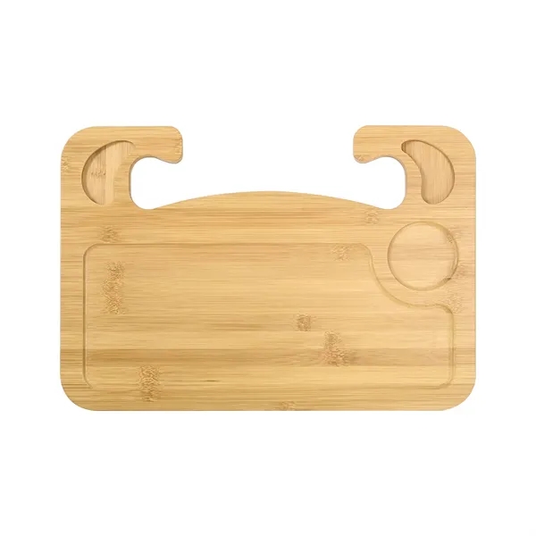 Bamboo Steering Wheel Travel Tray - Bamboo Steering Wheel Travel Tray - Image 3 of 3