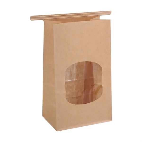Clear Window Kraft Toast Bag Waterproof - Clear Window Kraft Toast Bag Waterproof - Image 7 of 7