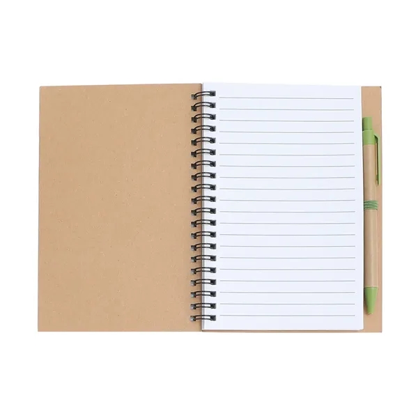 Eco Inspired Spiral Notebook & Pen - Eco Inspired Spiral Notebook & Pen - Image 4 of 10