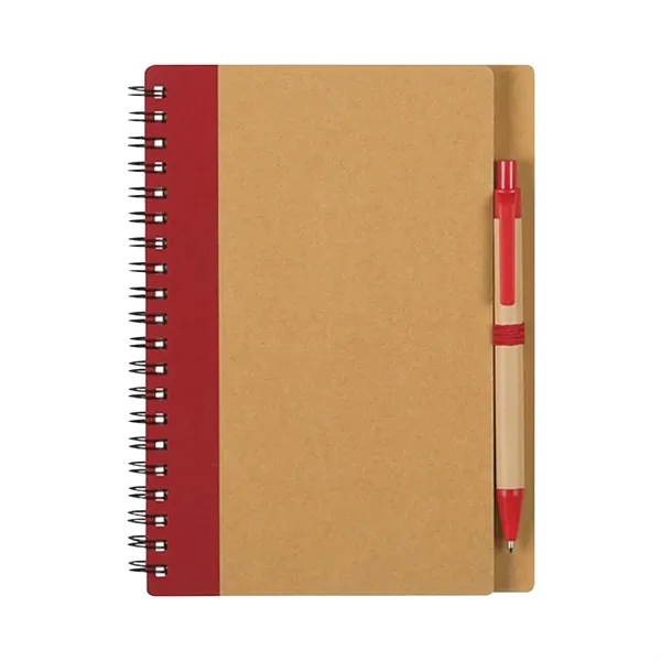 Eco Inspired Spiral Notebook & Pen - Eco Inspired Spiral Notebook & Pen - Image 5 of 10