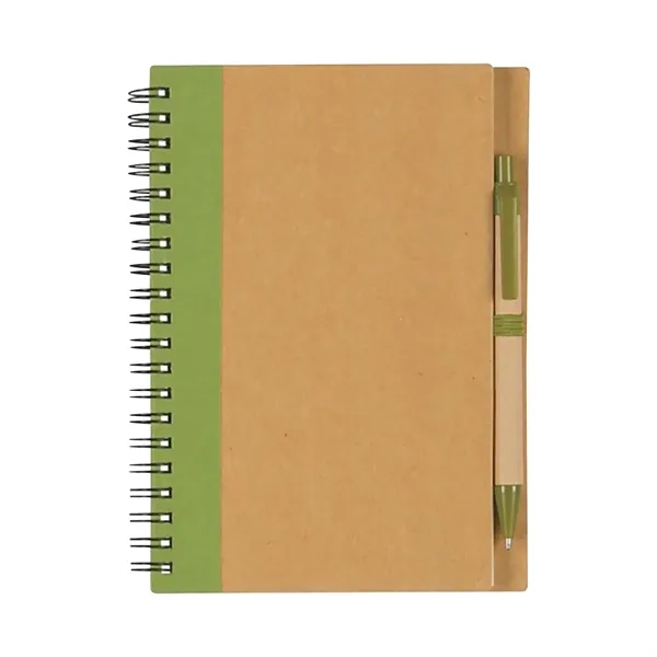 Eco Inspired Spiral Notebook & Pen - Eco Inspired Spiral Notebook & Pen - Image 6 of 10