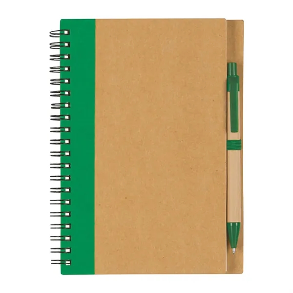 Eco Inspired Spiral Notebook & Pen - Eco Inspired Spiral Notebook & Pen - Image 8 of 10