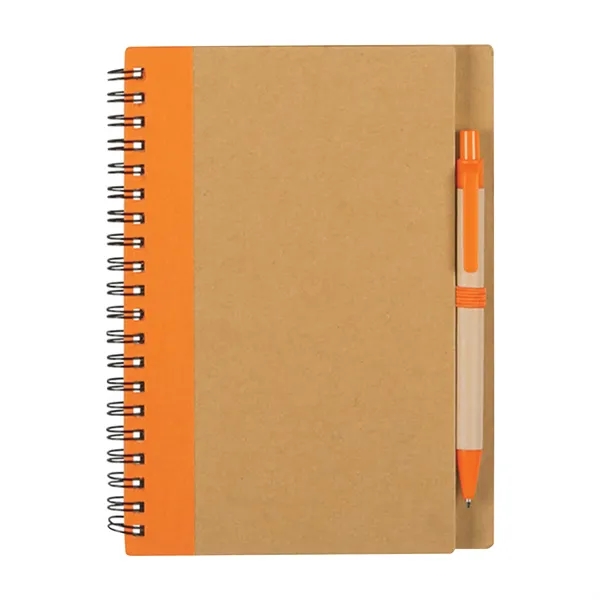 Eco Inspired Spiral Notebook & Pen - Eco Inspired Spiral Notebook & Pen - Image 10 of 10