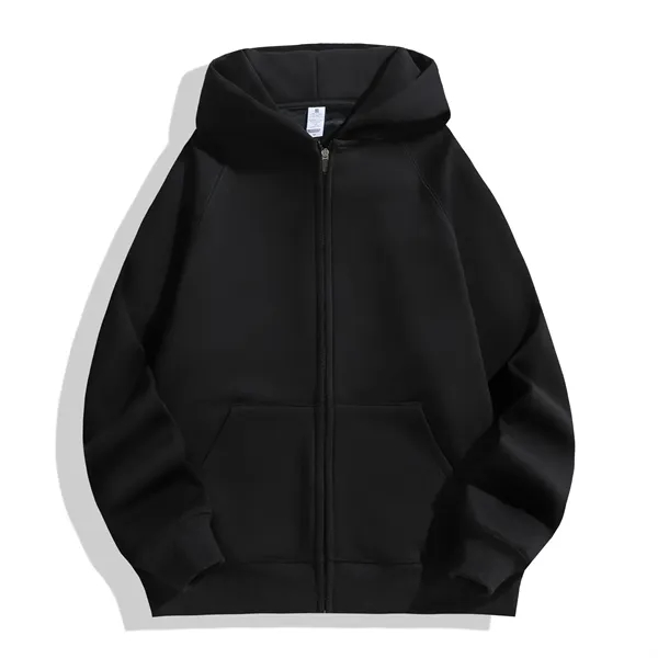 Cotton Hooded Sweatshirt - Cotton Hooded Sweatshirt - Image 1 of 6