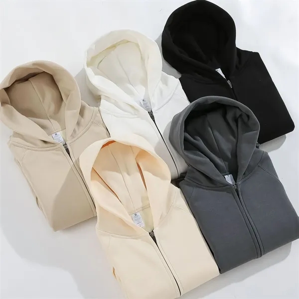 Cotton Hooded Sweatshirt - Cotton Hooded Sweatshirt - Image 2 of 6