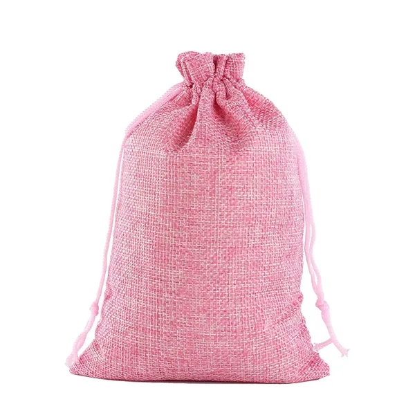 Custom Burlap Gift Bag 4"X6" - Custom Burlap Gift Bag 4"X6" - Image 7 of 9