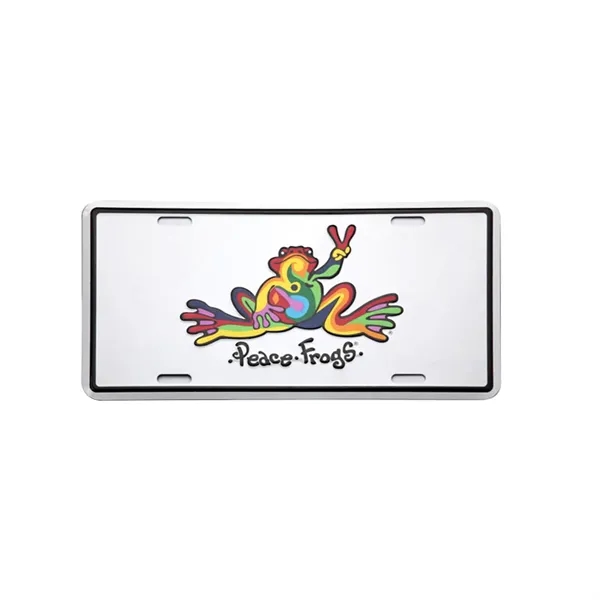 Custom Embossed Metal Auto License Plate - Custom Embossed Metal Auto License Plate - Image 2 of 4