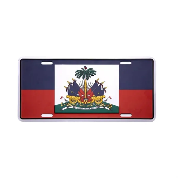 Custom Embossed Metal Auto License Plate - Custom Embossed Metal Auto License Plate - Image 3 of 4