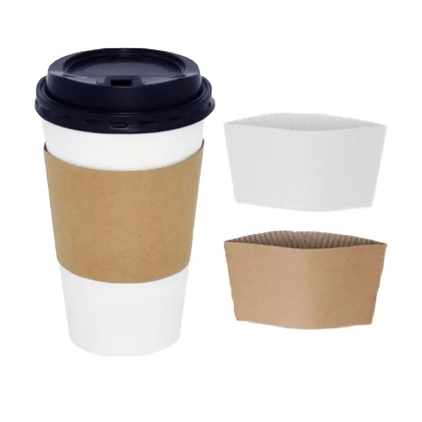 Full Color Kraft Coffee Cup Sleeve - Full Color Kraft Coffee Cup Sleeve - Image 2 of 3