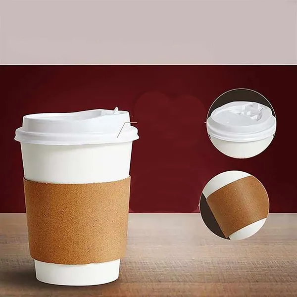 Custom Full Color Kraft Coffee Cup Sleeve - Custom Full Color Kraft Coffee Cup Sleeve - Image 2 of 3