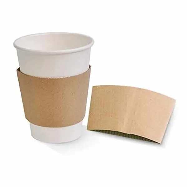 Custom Full Color Kraft Coffee Cup Sleeve - Custom Full Color Kraft Coffee Cup Sleeve - Image 3 of 3