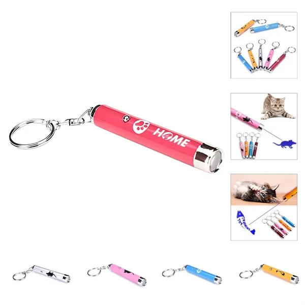 Custom Logo Projector Flashlight With Keychain - Custom Logo Projector Flashlight With Keychain - Image 0 of 0