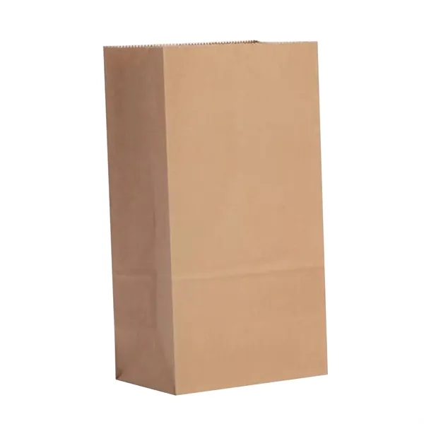 Custom Recycled Kraft Paper Popcorn Lunch Bags - Custom Recycled Kraft Paper Popcorn Lunch Bags - Image 3 of 3