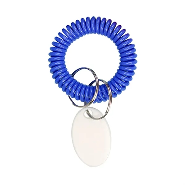 Custom Spiral Wrist Coil Keychain W/ Tag - Custom Spiral Wrist Coil Keychain W/ Tag - Image 6 of 11