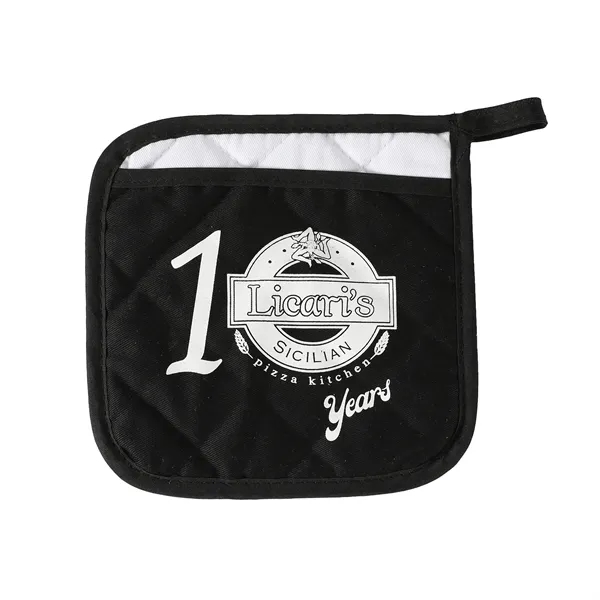 Cotton Pot Holder W/ Pocket - Cotton Pot Holder W/ Pocket - Image 1 of 5