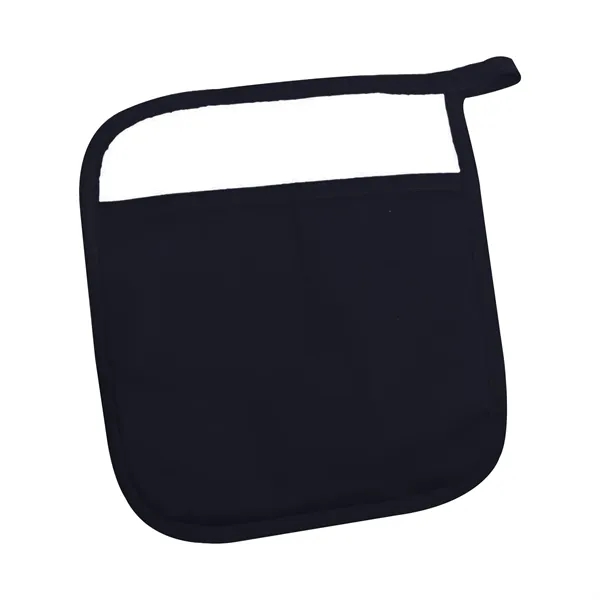 Cotton Pot Holder W/ Pocket - Cotton Pot Holder W/ Pocket - Image 5 of 5