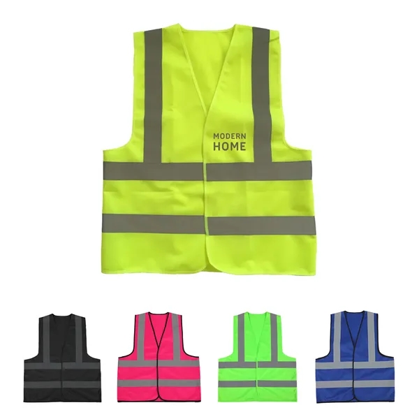 Customized Reflective Safety Vest - Customized Reflective Safety Vest - Image 0 of 6