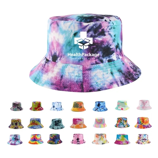 Customized Tie Dye Bucket Hat - Customized Tie Dye Bucket Hat - Image 0 of 7