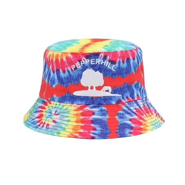 Customized Tie Dye Bucket Hat - Customized Tie Dye Bucket Hat - Image 3 of 7