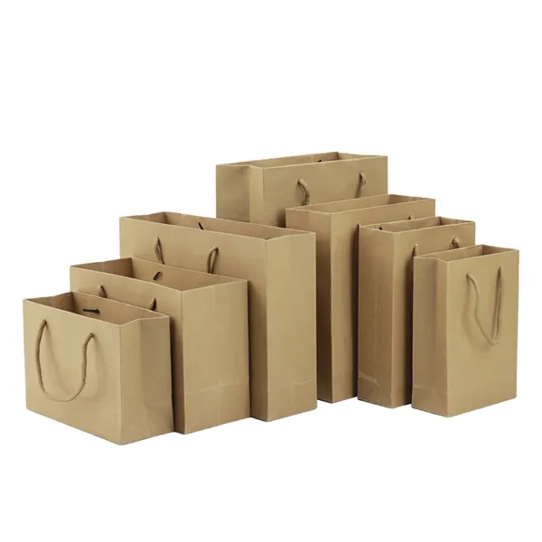 Premium Black Matte Paper Shopping bag - Premium Black Matte Paper Shopping bag - Image 1 of 12