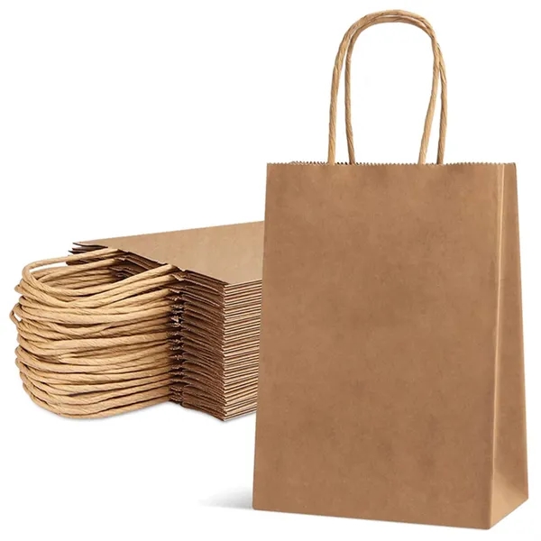 Full Color Natural Kraft Paper Shopper Bag - Full Color Natural Kraft Paper Shopper Bag - Image 1 of 3