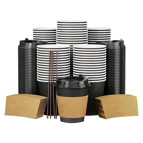 Full Color Customized Paper Coffee Cup Sleeves - Full Color Customized Paper Coffee Cup Sleeves - Image 3 of 3