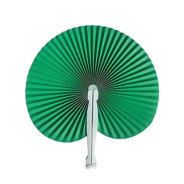 Folding Hand Held Paper Fan - Folding Hand Held Paper Fan - Image 1 of 6