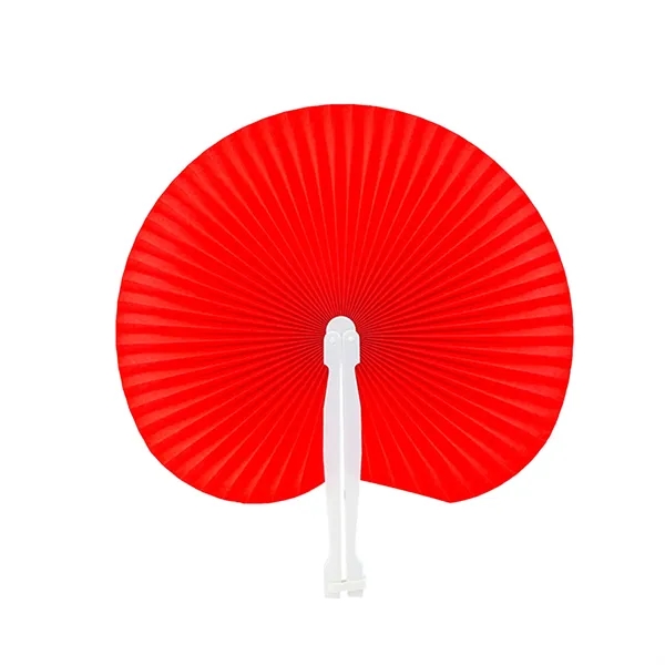Folding Hand Held Paper Fan - Folding Hand Held Paper Fan - Image 3 of 6
