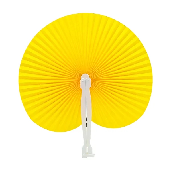 Folding Hand Held Paper Fan - Folding Hand Held Paper Fan - Image 4 of 6