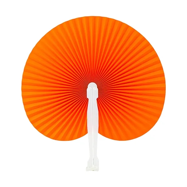 Folding Hand Held Paper Fan - Folding Hand Held Paper Fan - Image 5 of 6