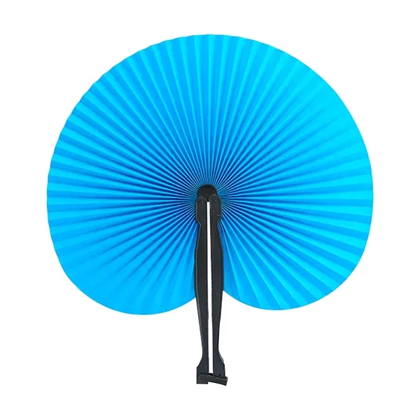 Folding Hand Held Paper Fan - Folding Hand Held Paper Fan - Image 6 of 6