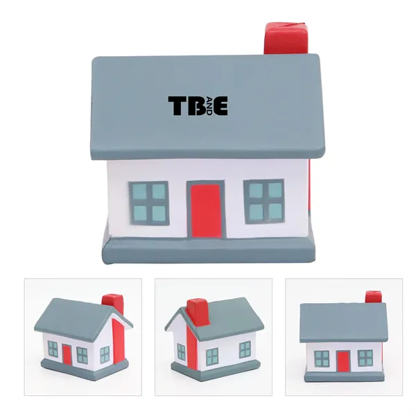 House Shaped Stress Ball Reliever - House Shaped Stress Ball Reliever - Image 0 of 3