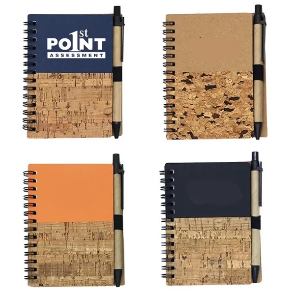 Kraft Wood Grain Spiral Notebook Kit - Kraft Wood Grain Spiral Notebook Kit - Image 0 of 1