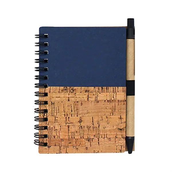 Kraft Wood Grain Spiral Notebook Kit - Kraft Wood Grain Spiral Notebook Kit - Image 2 of 3