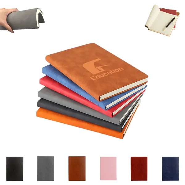 Leather A5 Office Notebook