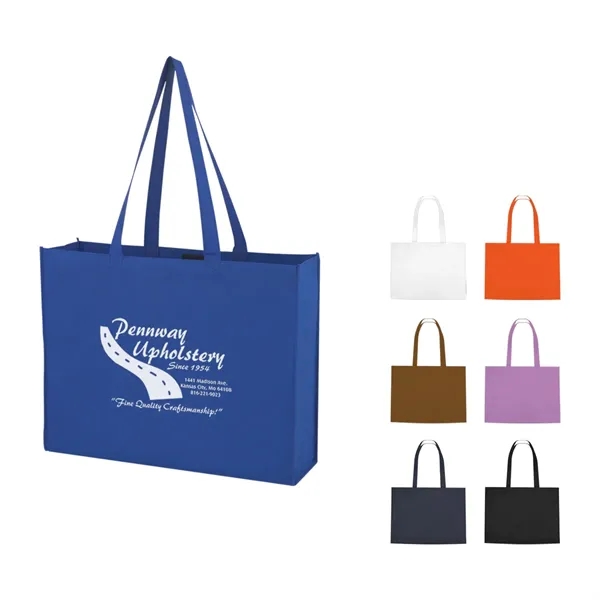 Non-Woven Shopper Tote Bag With Hook And Loop Closure - Non-Woven Shopper Tote Bag With Hook And Loop Closure - Image 0 of 31