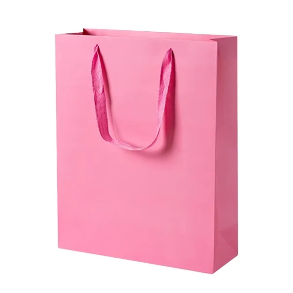 Mini Full Color Laminated Glossy Euro Tote Bag - Mini Full Color Laminated Glossy Euro Tote Bag - Image 3 of 3