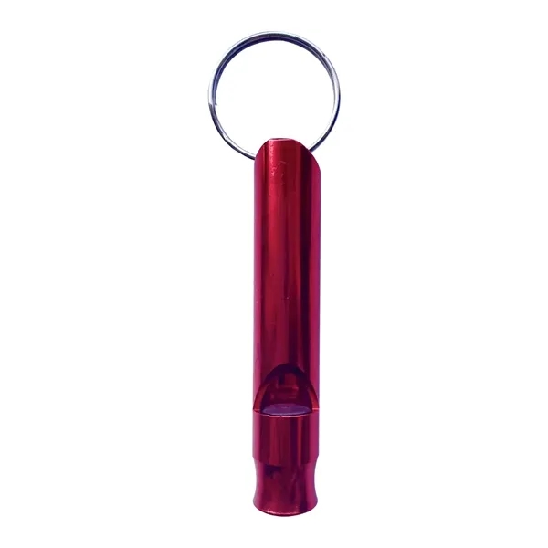 Mini Aluminum Whistle Keyring Keychain - Mini Aluminum Whistle Keyring Keychain - Image 5 of 6
