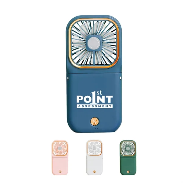 Portable Fan, Power Bank & Phone Holder - Portable Fan, Power Bank & Phone Holder - Image 0 of 3