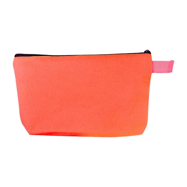 Canvas Cosmetic Bag Zipper Pencil Pouch - Canvas Cosmetic Bag Zipper Pencil Pouch - Image 10 of 10