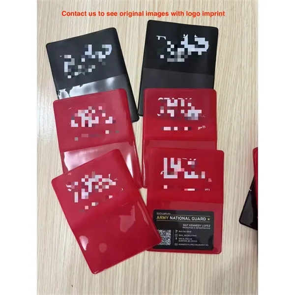 Promotional Insurance Card Holders with Extra Pocket - Promotional Insurance Card Holders with Extra Pocket - Image 1 of 7
