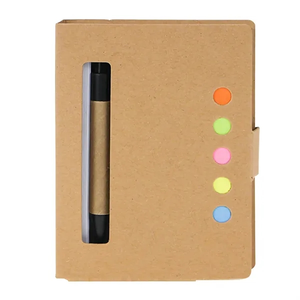 Notebook With Sticky Notes - Notebook With Sticky Notes - Image 2 of 3