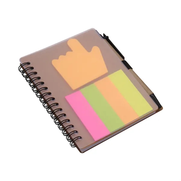 Notebook With Sticky Notes - Notebook With Sticky Notes - Image 3 of 3