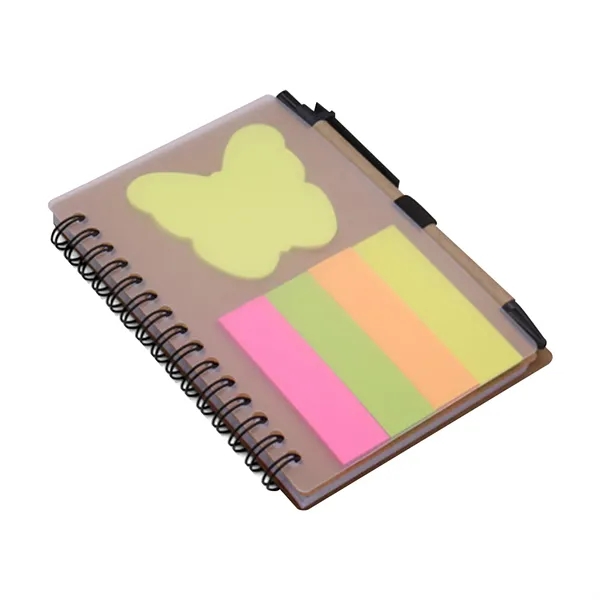 Notebook With Sticky Notes - Notebook With Sticky Notes - Image 1 of 3